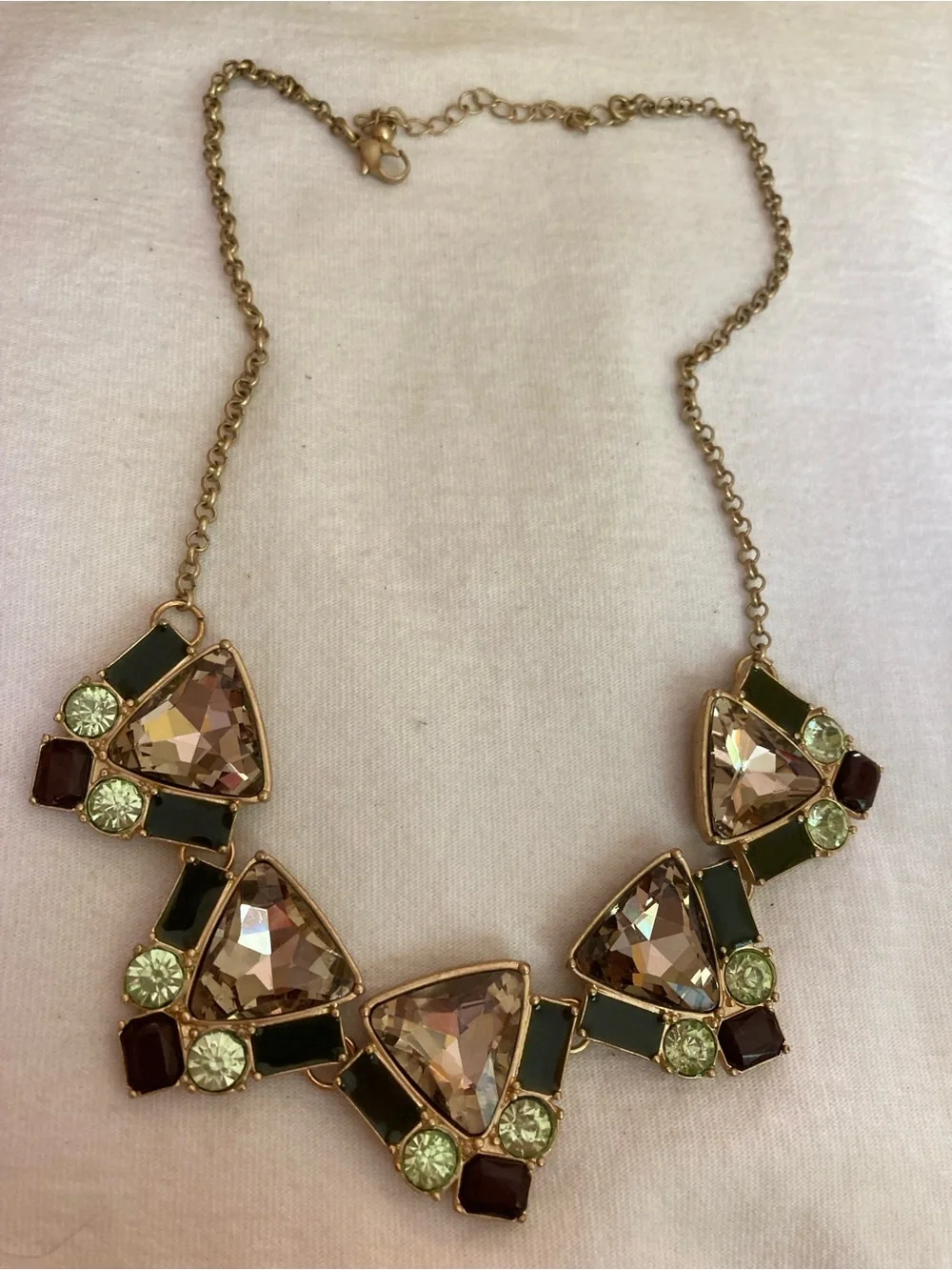Jeweled Bib Necklace